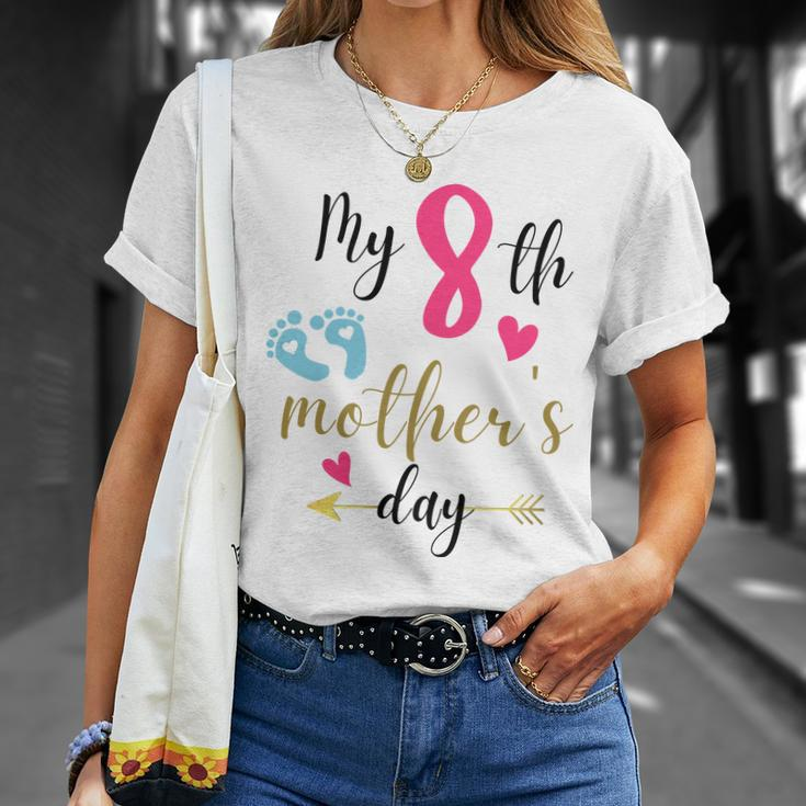 My Eighth Mothers Day Unisex T-Shirt Gifts for Her