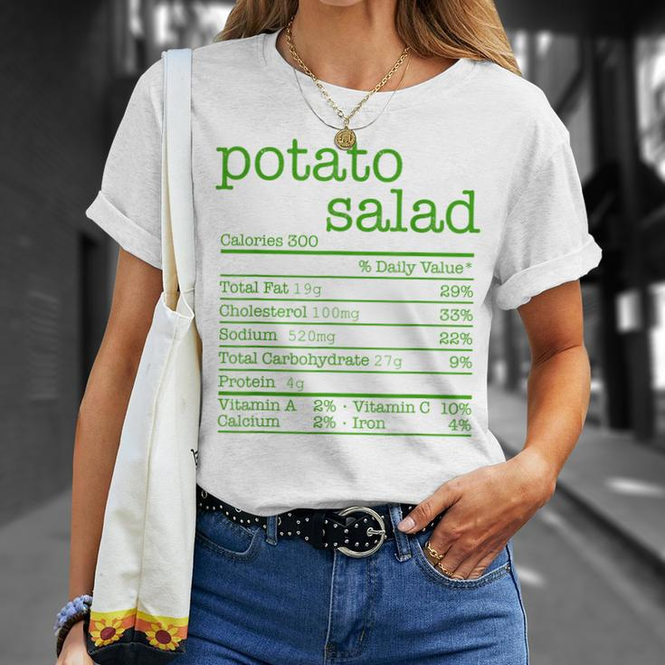 Potato Salad Nutrition Facts Thanksgiving Christmas V2T-shirt Gifts for Her
