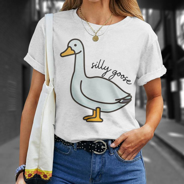 Silly Goose University Meme School Students Unisex T-Shirt Gifts for Her