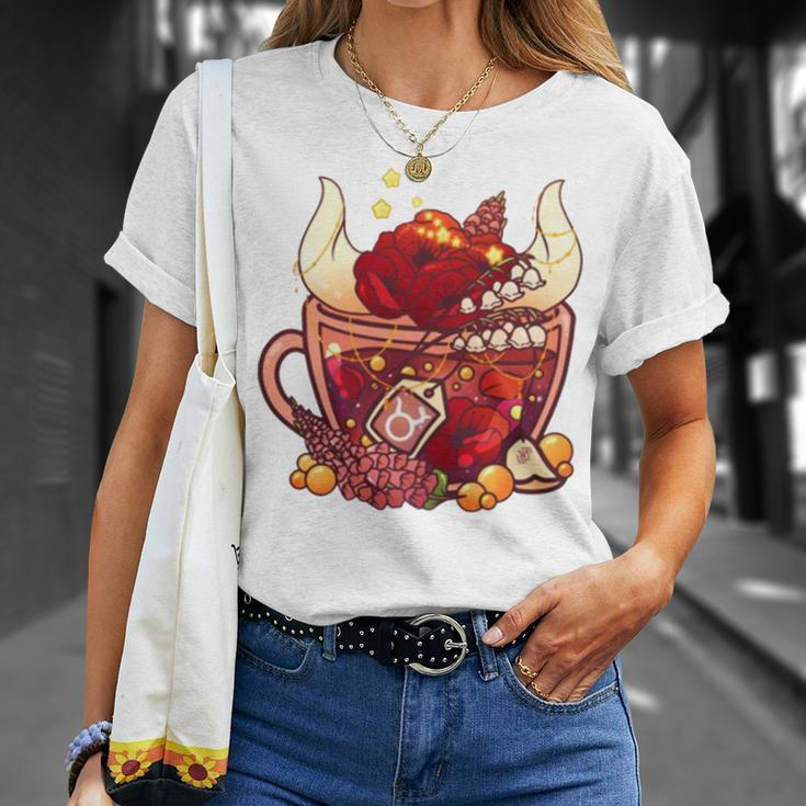 Taurus Zodiac Teacup Unisex T-Shirt Gifts for Her