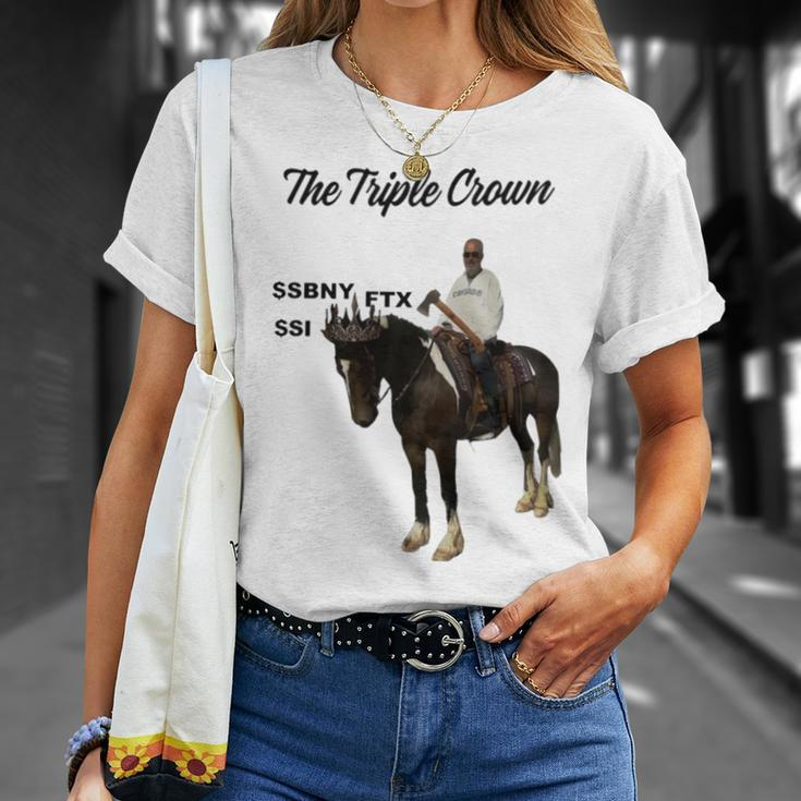 The Triple Crown Sbny Ftx Si Unisex T-Shirt Gifts for Her