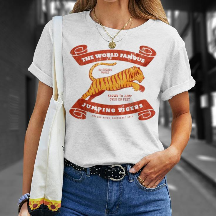 The World Famous Jumping Tigers Unisex T-Shirt Gifts for Her