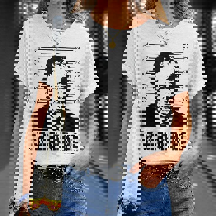 Trump Hot Winning 2024 45 47 Re-Elect President Unisex T-Shirt Gifts for Her