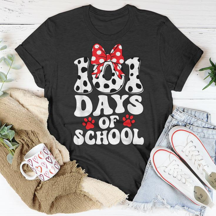 100 Days Of School Dalmatian Dog 100 Days Smarter Boys Girls T-shirt Personalized Gifts