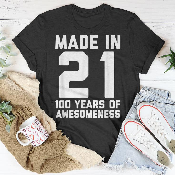 100 Geburtstag Geschenk Für Ihre Frauen 100 Jahre Alte Oma T-Shirt Lustige Geschenke