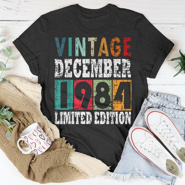 1984 Born In December Retro-Geschenkidee T-Shirt Lustige Geschenke