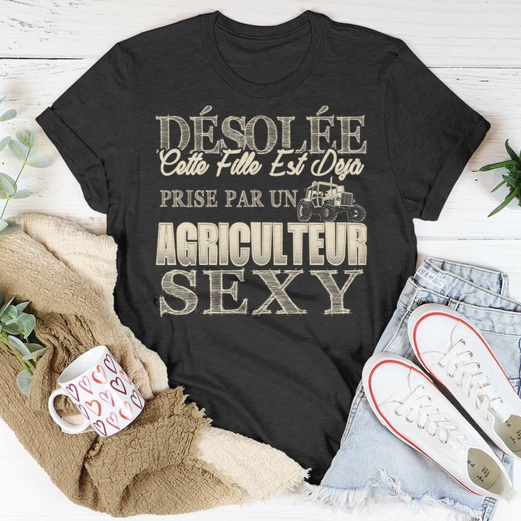 Desole Cet Homme Est Deja Pris Par Une Femme De Agriculteur Super Sexy T-Shirt Unisex T-Shirt