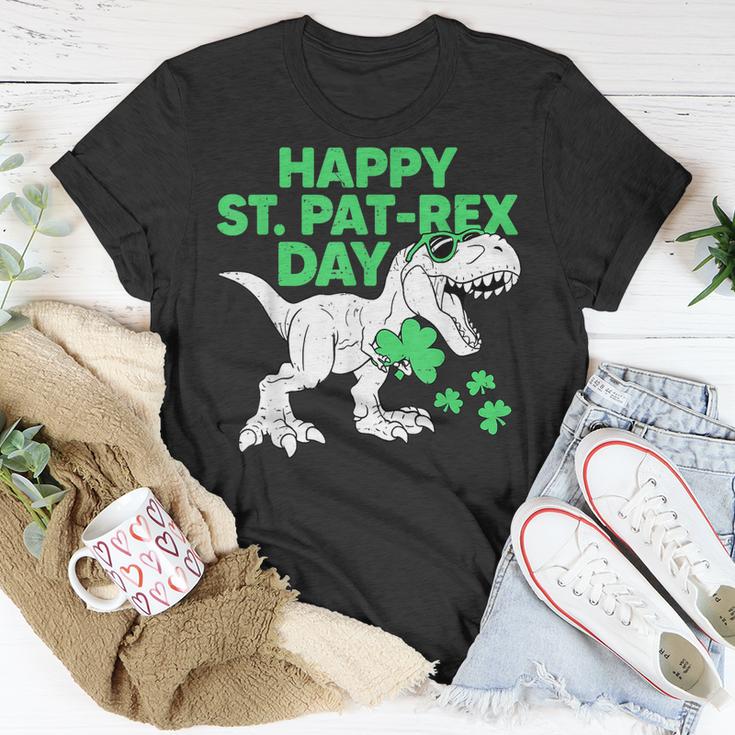 Happy St Pat Rex Day  St Patricks Dinosaur Toddler Boys  Unisex T-Shirt