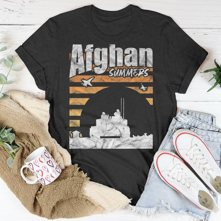 Afghan Summers Afghanistan Veteran Army Military Vintage Unisex T-Shirt Unique Gifts