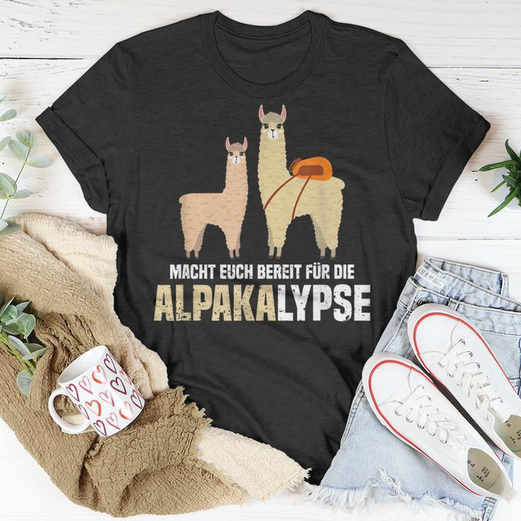 Alpakalypse Alpaka Alpakawanderung Geschenk T-Shirt Lustige Geschenke