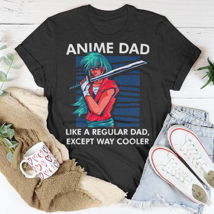 Anime Dad Cute Anime Guy Manga Art Lover Unisex T-Shirt Unique Gifts