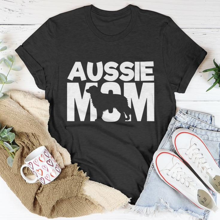 Aussie Shepherd Mom Gifts Mama Australian Shepherd Mother Unisex T-Shirt Unique Gifts