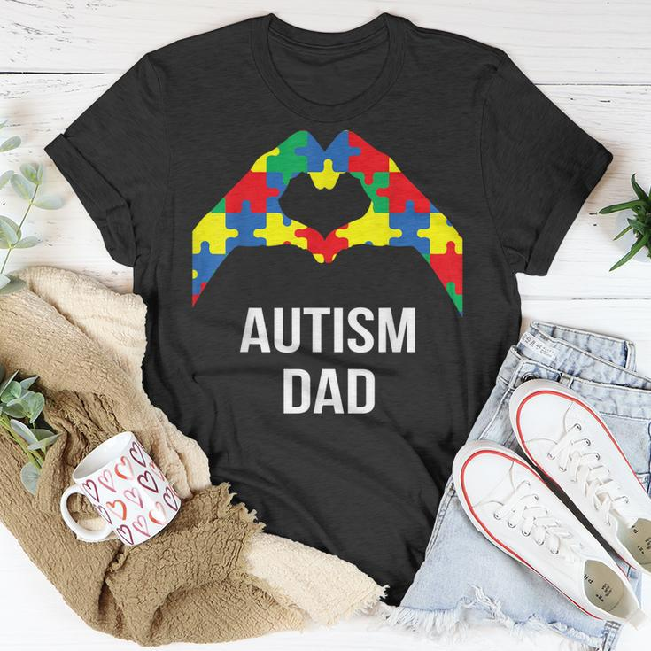 Autism Dad Its Ok To Be Different Autism Awareness Month Unisex T-Shirt Unique Gifts
