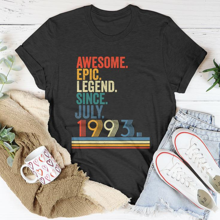 Awesome 1993 Epic Legend Since July Vintage Unisex T-Shirt Unique Gifts