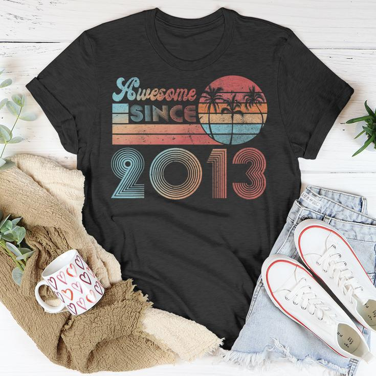 Awesome Since 2013 10 Years Old 10Th Birthday T-Shirt Funny Gifts