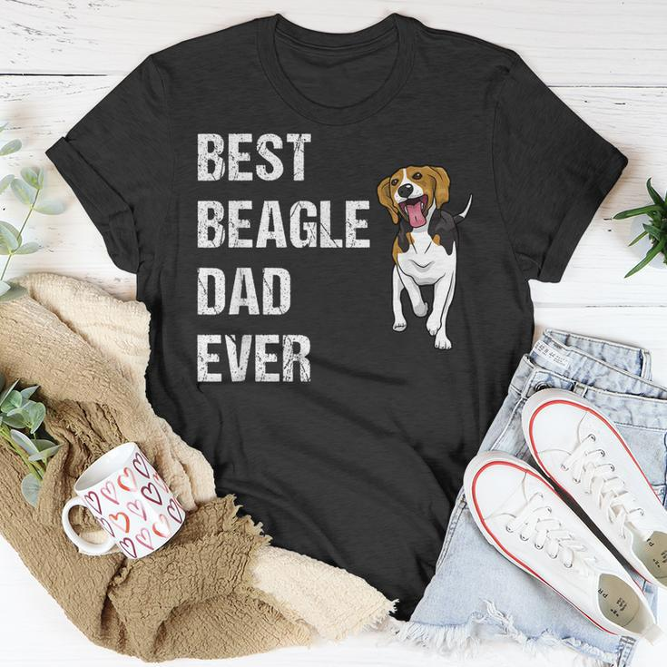 Beagle Best Beagle Dad Ever Unisex T-Shirt Unique Gifts