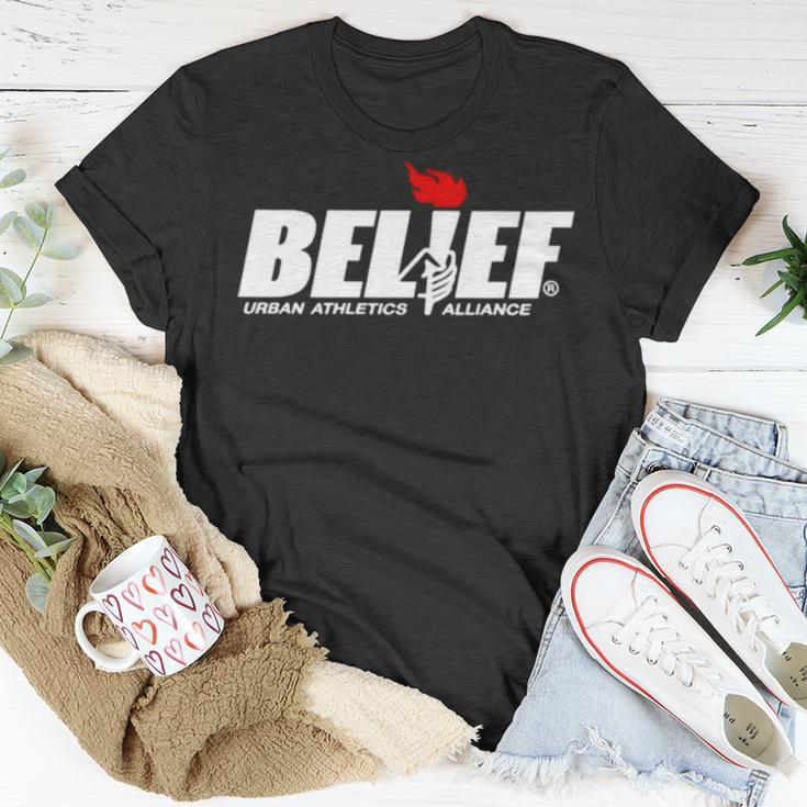 Belief Urban Athletics Alliance Unisex T-Shirt Unique Gifts