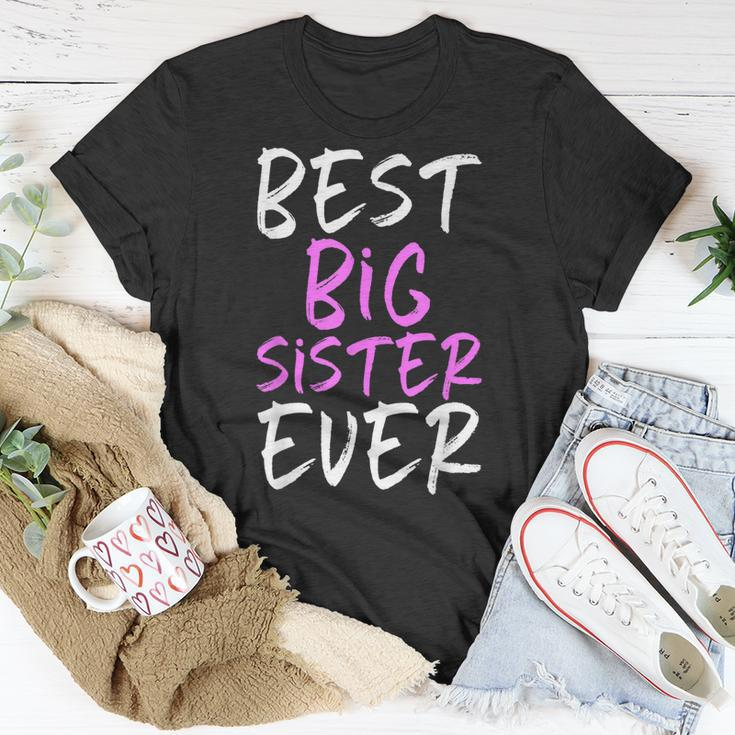 Best Big Sister Ever Cool Funny Unisex T-Shirt Funny Gifts