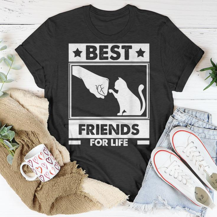 Best Friends For Life Cat Unisex T-Shirt Unique Gifts