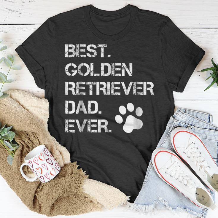 Best Golden Retriever Dad Ever Gift DoggyUnisex T-Shirt Unique Gifts