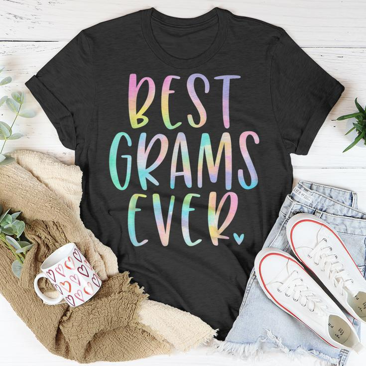 Best Grams Ever Gifts Grandma Mothers Day Tie Dye Unisex T-Shirt Funny Gifts