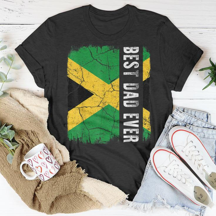 Best Jamaican Dad Ever Jamaica Daddy Fathers Day T-Shirt Funny Gifts