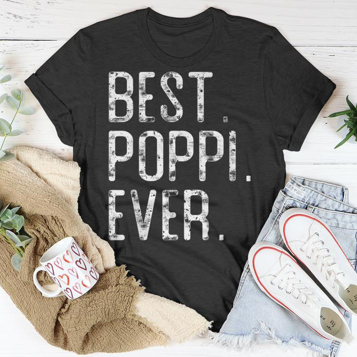 Best Poppi Ever Father’S Day Gift For Poppi Unisex T-Shirt Funny Gifts