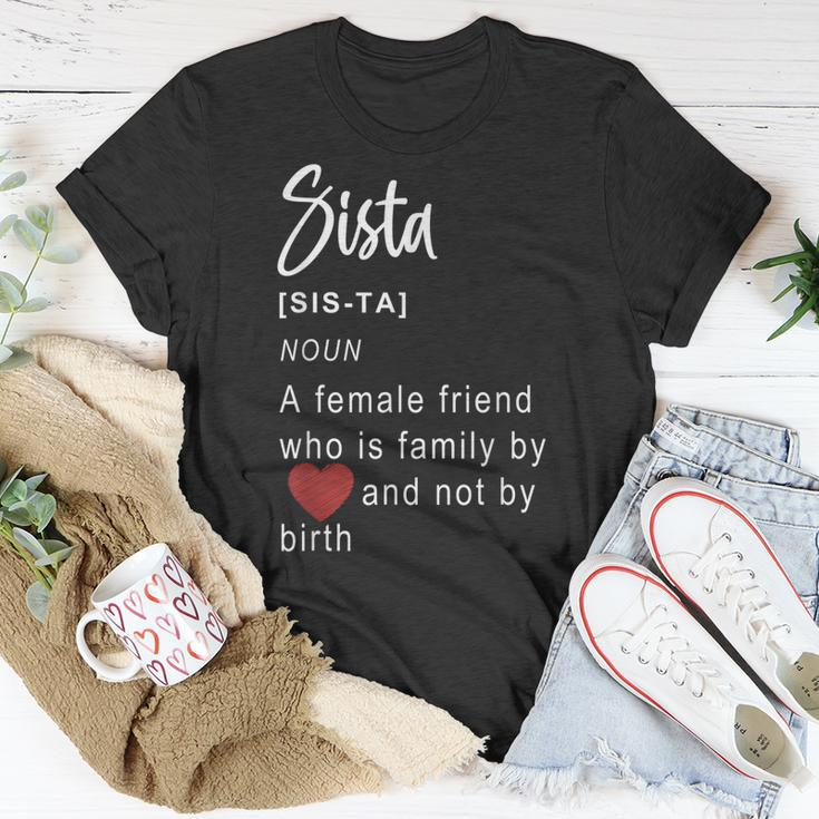 Best Queen Sistas Gifts For Plus Women Sistas Friends Girl Unisex T-Shirt Funny Gifts