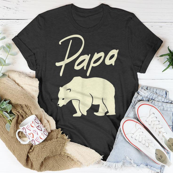 Bester Papa Cooler Vater Bär T-Shirt, Ideales Geschenk zum Vatertag Lustige Geschenke
