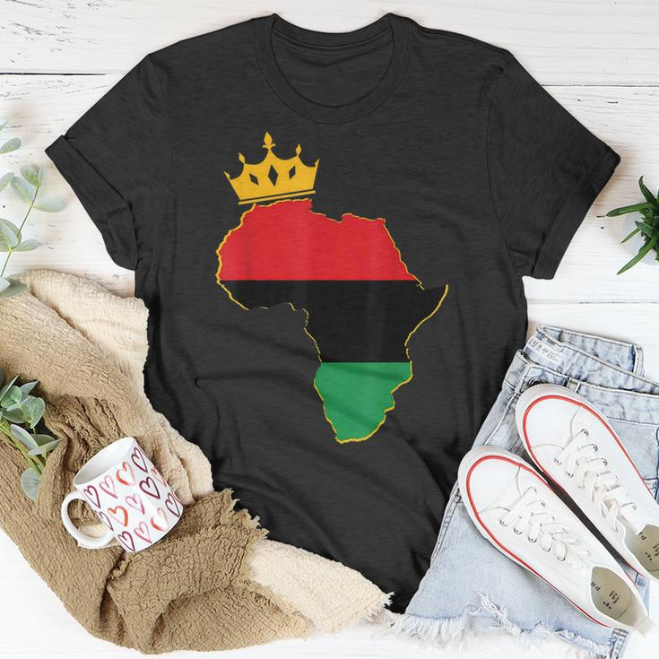 Black King Queen Couple Matching African American Valentine T-Shirt Funny Gifts