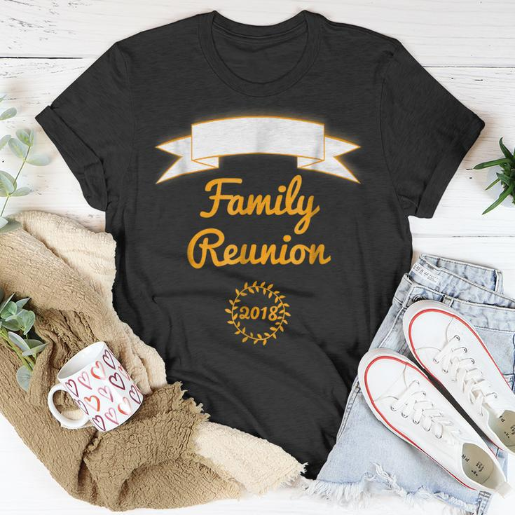 Blank Family Reunion Writein Your Own Last Name Unisex T-Shirt Funny Gifts