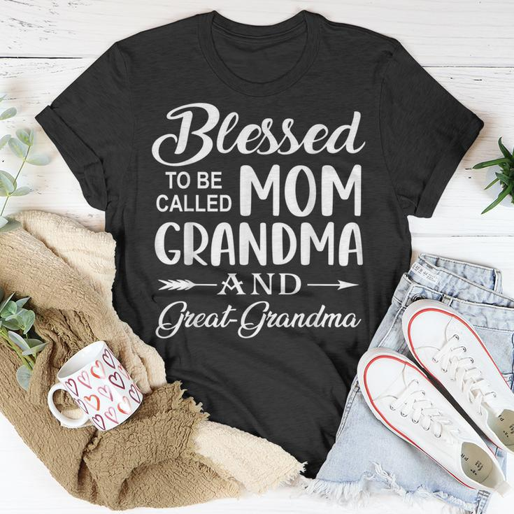 Blessed To Be Called Mom Grandma Greatgrandma Mothers Day Unisex T-Shirt Unique Gifts