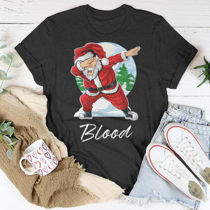 Blood Name Gift Santa Blood Unisex T-Shirt Funny Gifts