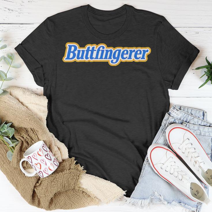 Buttfingerer Unisex T-Shirt | Mazezy