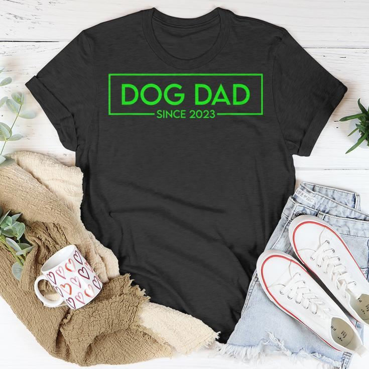 Cat Dad Since 2023 Promoted To Cat Dad V2 Unisex T-Shirt Unique Gifts