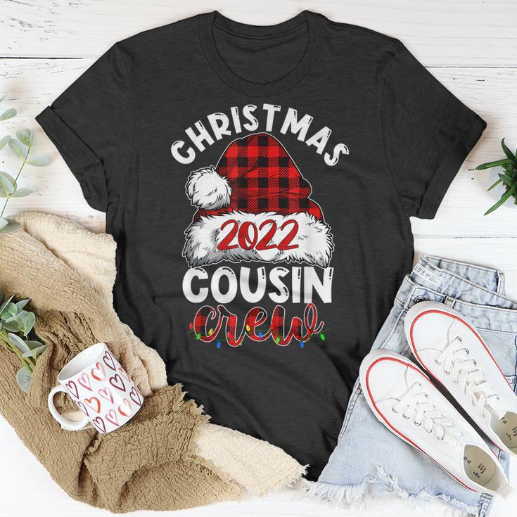 Christmas Cousin Crew 2022 Red Plaid Matching Pajamas Sets T-shirt ...