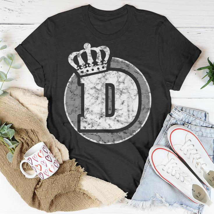 Cool Abc Name Letter D Character D Case Alphabetical D T-Shirt Funny Gifts