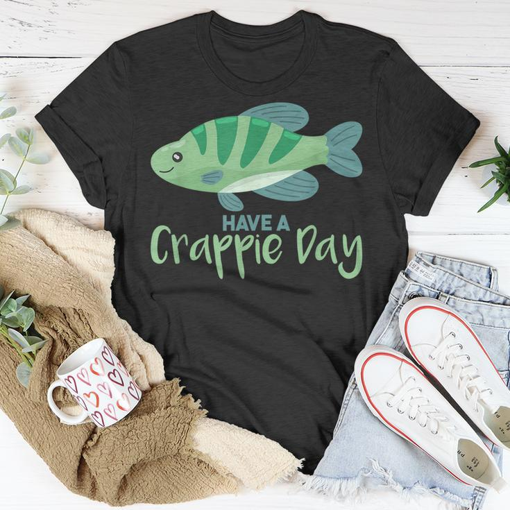 Crappie Day Funny FishingFor Anglers Gift Unisex T-Shirt Unique Gifts