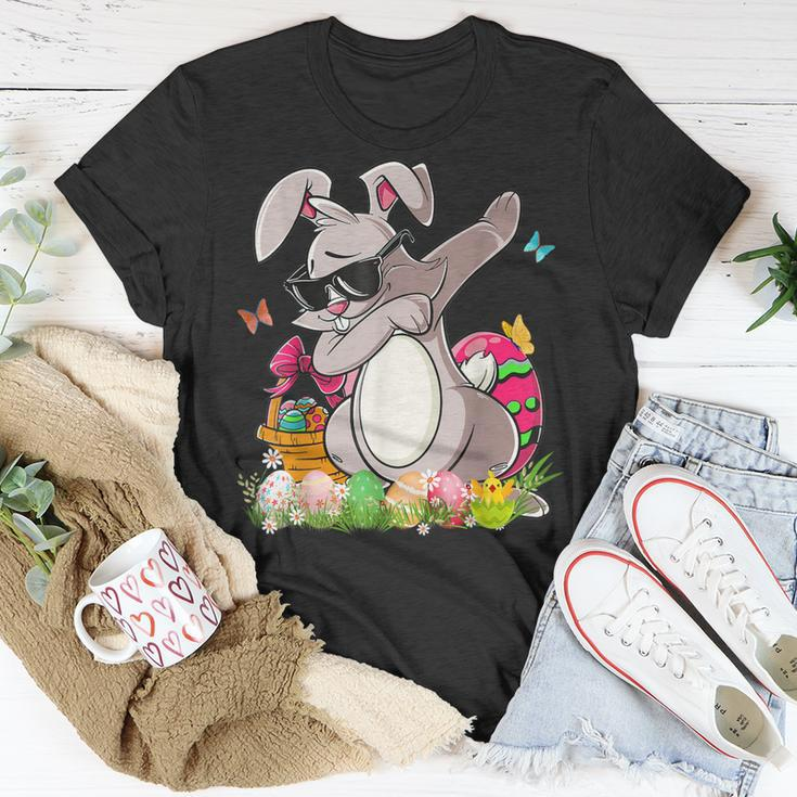 Dabbing Rabbit Easter Day Eggs Dab Boys Girls Kids T-Shirt Funny Gifts