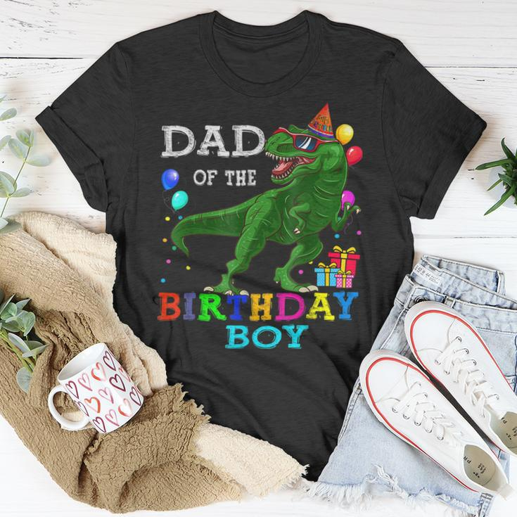 Dad Of The Birthday BoyRex Rawr Dinosaur Birthday Bbjsvcd Unisex T-Shirt Unique Gifts
