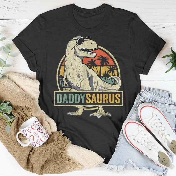 Daddy SaurusRex Dinosaur Men Daddysaurus Family Matching Unisex T-Shirt Unique Gifts