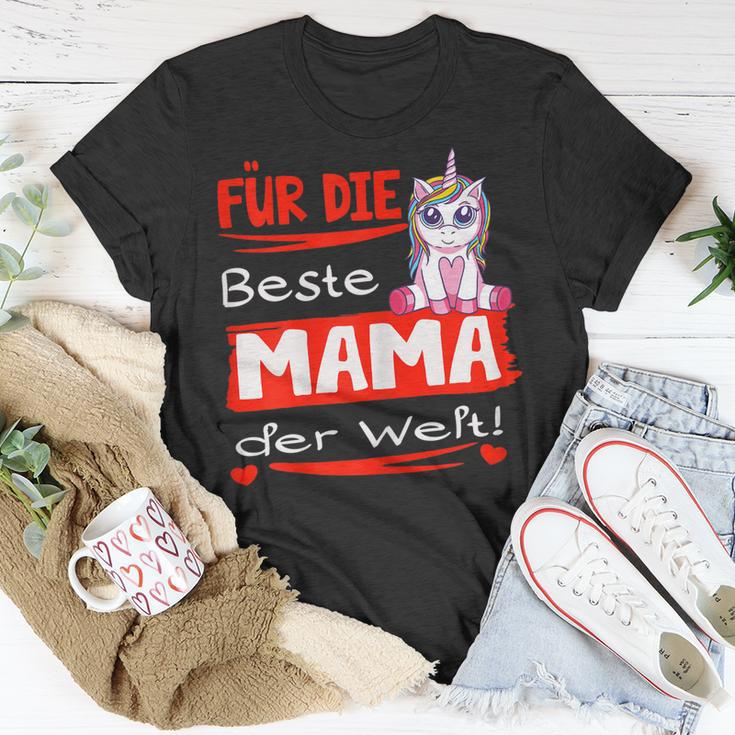 Damen Für Die Beste Mama Der Welt T-Shirt Lustige Geschenke