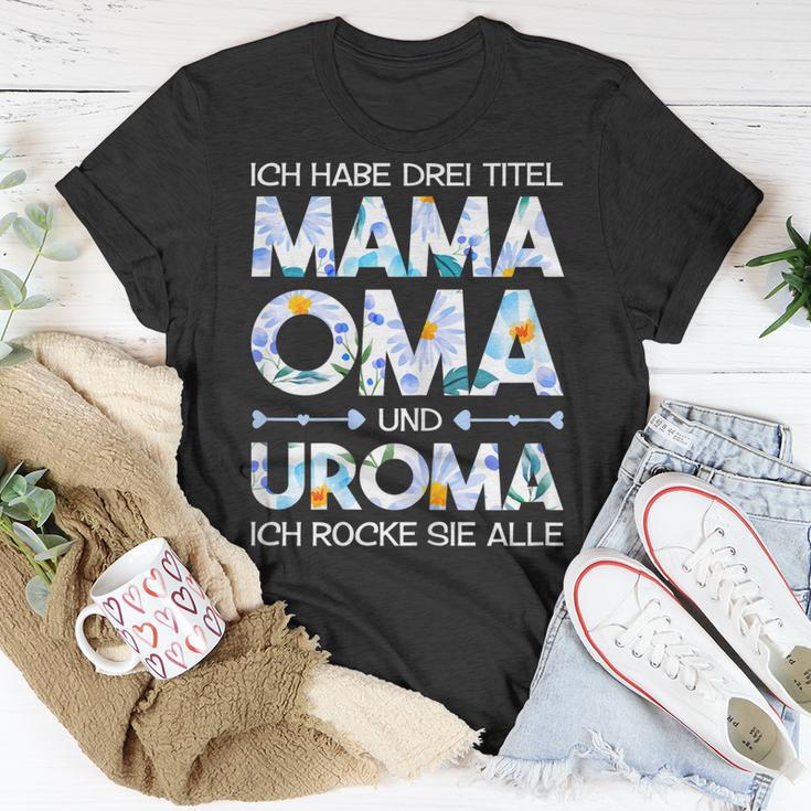 Damen Mama Oma Uroma Rocke Muttertagsgeschenk Mutter Spruch T-Shirt Lustige Geschenke