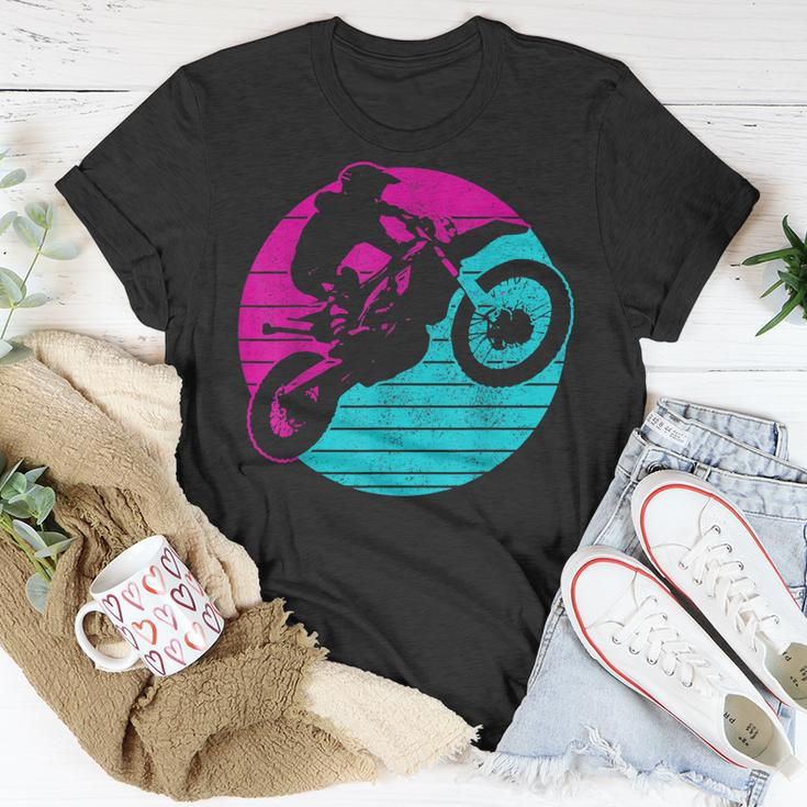 Dirt Bike Retro Vintage Motocross Mx Racing Biker Unisex T-Shirt Unique Gifts