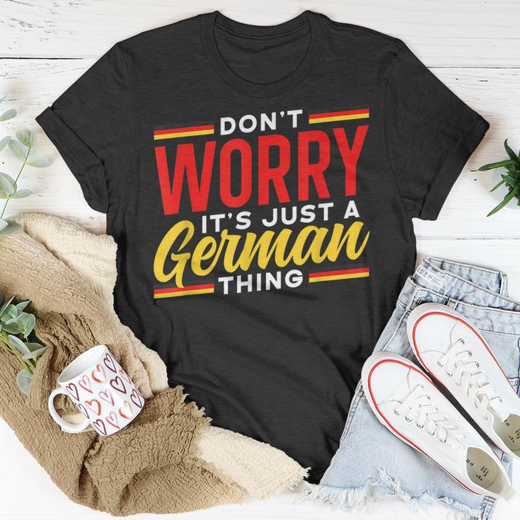 Dont Worry Its Just A German Thing Teacher Germany Voice T-Shirt Funny Gifts