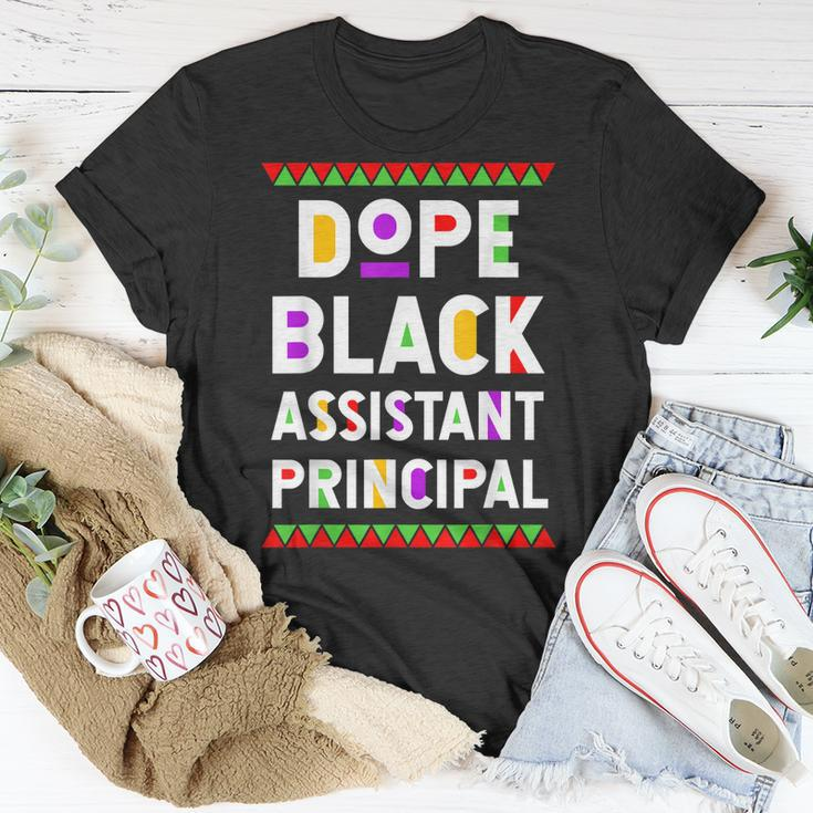 Dope Black Assistant Principal African American Job Proud Unisex T-Shirt Unique Gifts