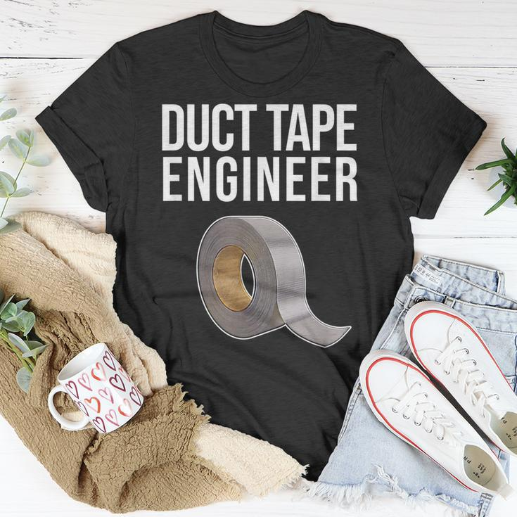 Duct Tape Engineer Heimwerker Lustiges Duct Tape T-Shirt Lustige Geschenke