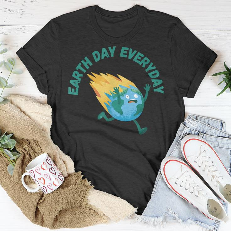Earth Day Is Everyday - Rethink Earth Day 2023 Activism Unisex T-Shirt Unique Gifts