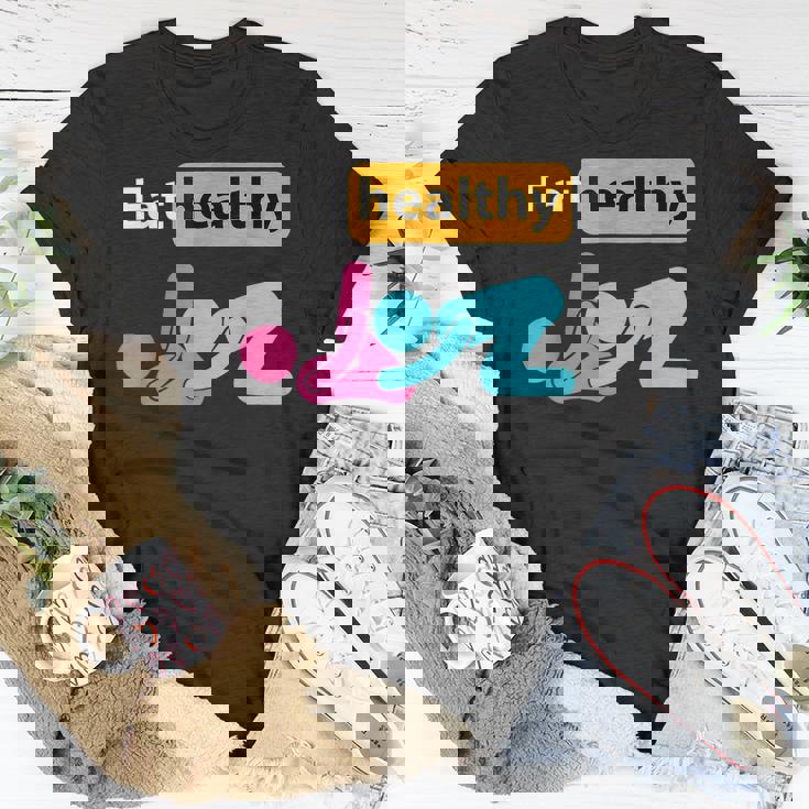 Keep Calm And Eat Chocolate Adult Unisex T-Shirt - 100% Cotton Funny Saying Tee