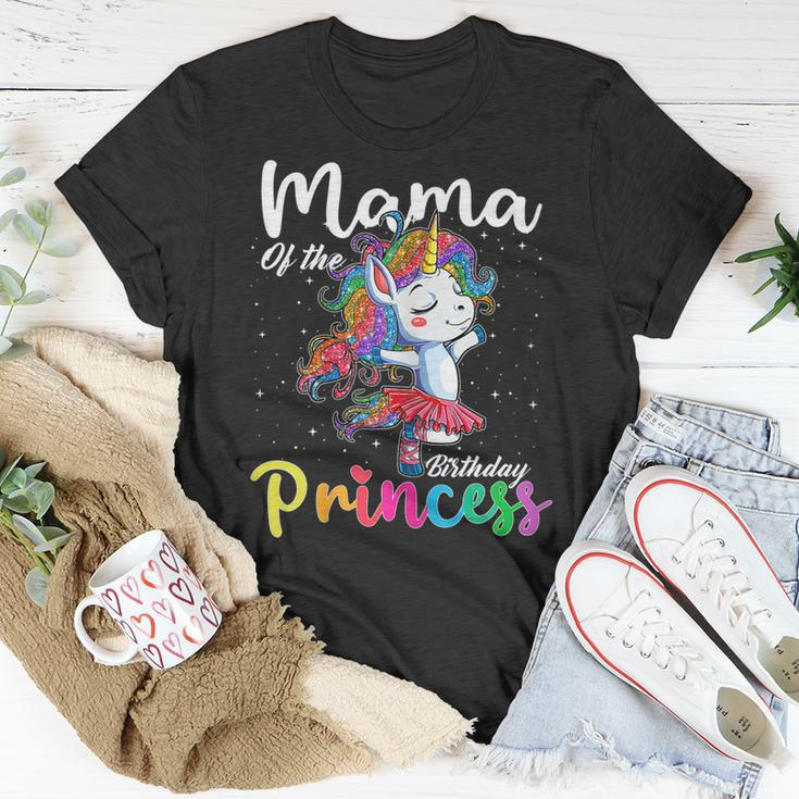 Einhorn Mama T-Shirt für Geburtstags Prinzessin Tanz Lustige Geschenke